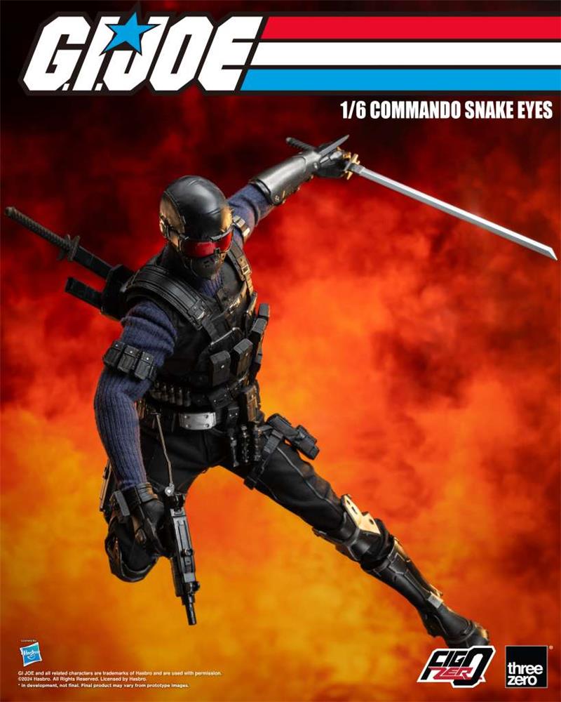1/6 THREEZERO - G.I. JOE COMMANDO SNAKE EYES