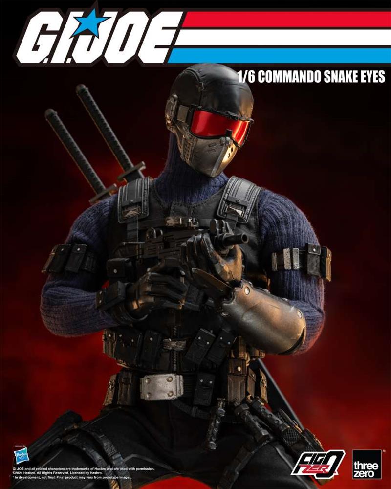 1/6 THREEZERO - G.I. JOE COMMANDO SNAKE EYES