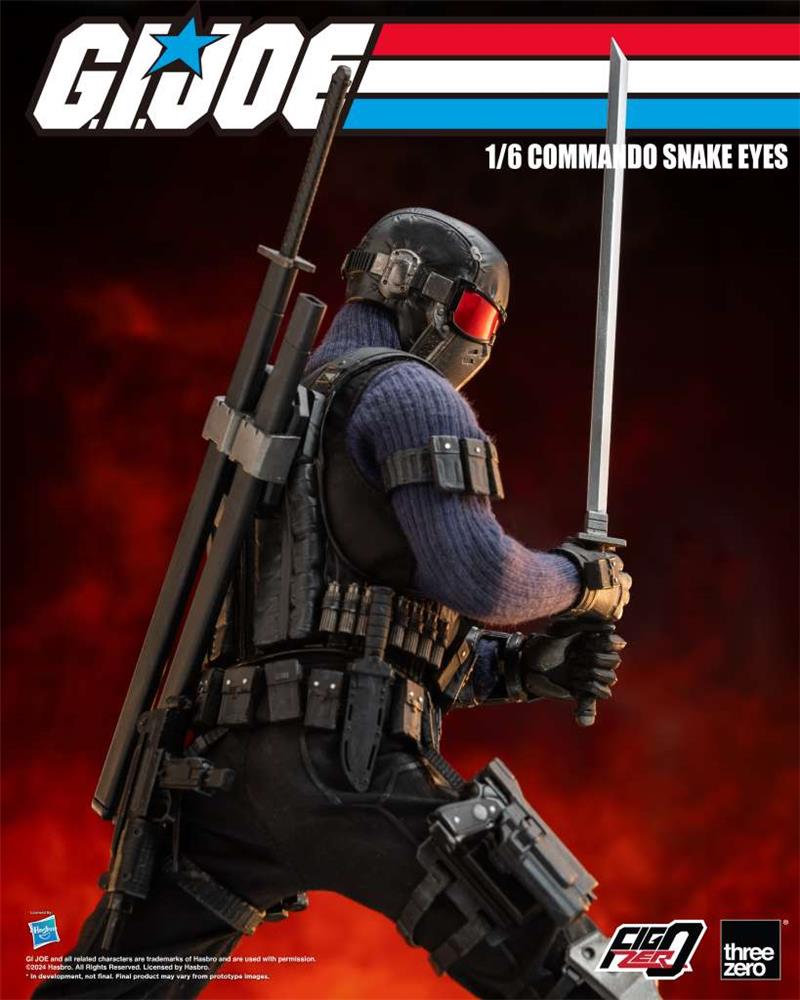 1/6 THREEZERO - G.I. JOE COMMANDO SNAKE EYES