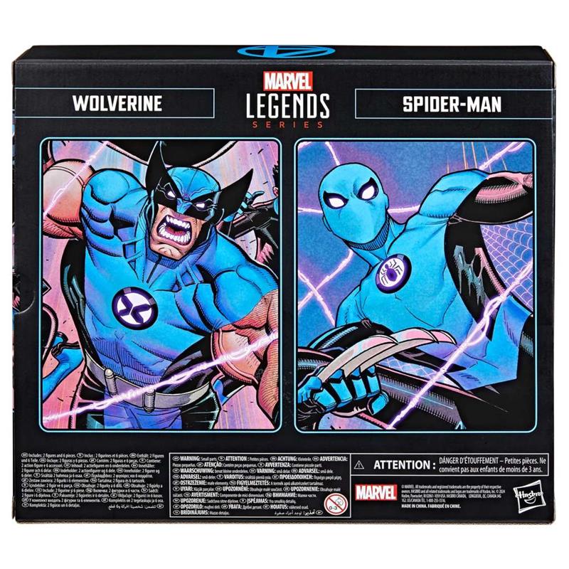 MARVEL LEGENDS - WOLVERINE AND SPIDER-MAN