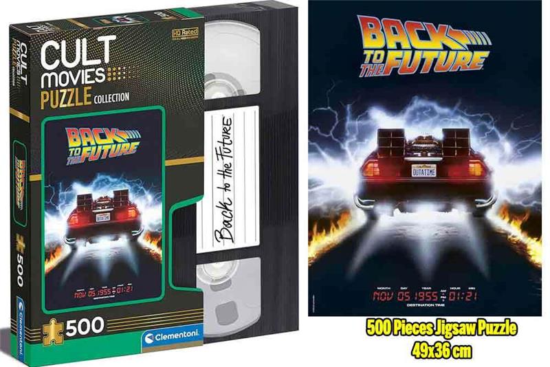CULT MOVIES PUZZLE COLLECTION - BACK TO THE FUTURE - JIGSAW PUZZLE 500 PCS