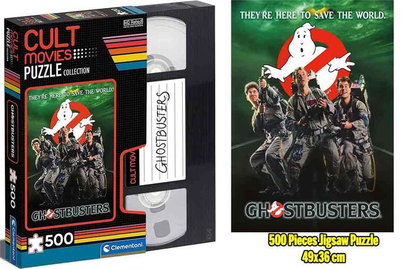 CULT MOVIES PUZZLE COLLECTION - GHOSTBUSTERS - JIGSAW PUZZLE 500 PCS