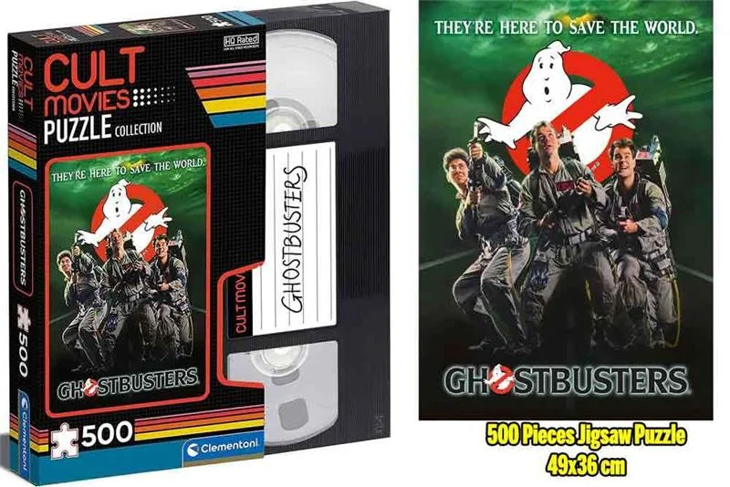 CULT MOVIES PUZZLE COLLECTION - GHOSTBUSTERS - JIGSAW PUZZLE 500 PCS