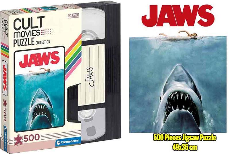 CULT MOVIES PUZZLE COLLECTION - JAWS - JIGSAW PUZZLE 500 PCS