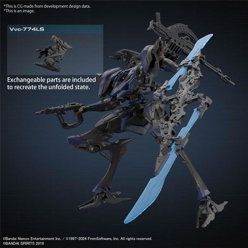 30MM ARMORED CORE VI SCHNEIDER NACHTREIHER/40E STEEL HAZE