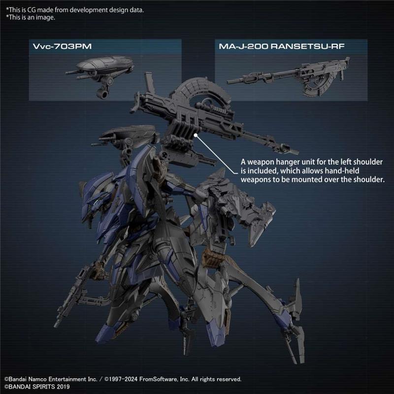 30MM ARMORED CORE VI SCHNEIDER NACHTREIHER/40E STEEL HAZE