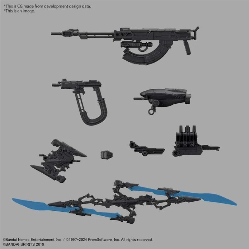 30MM ARMORED CORE VI SCHNEIDER NACHTREIHER/40E STEEL HAZE