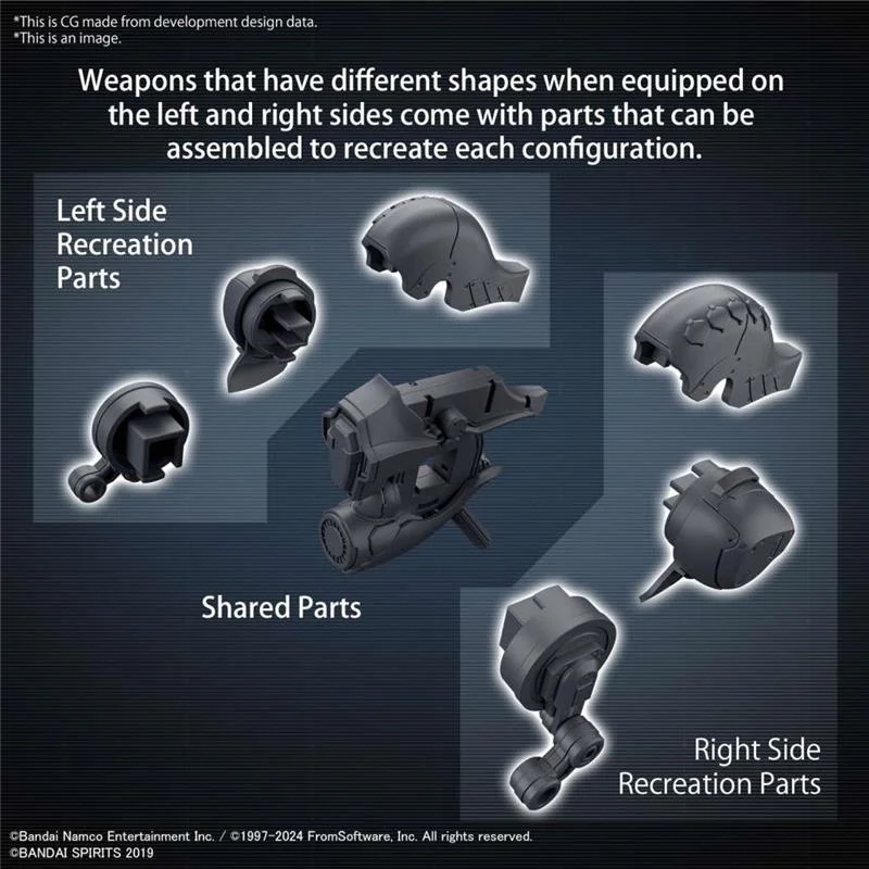 30MM OPTION PARTS SET ARMORED CORE VI WEAPON SET 01