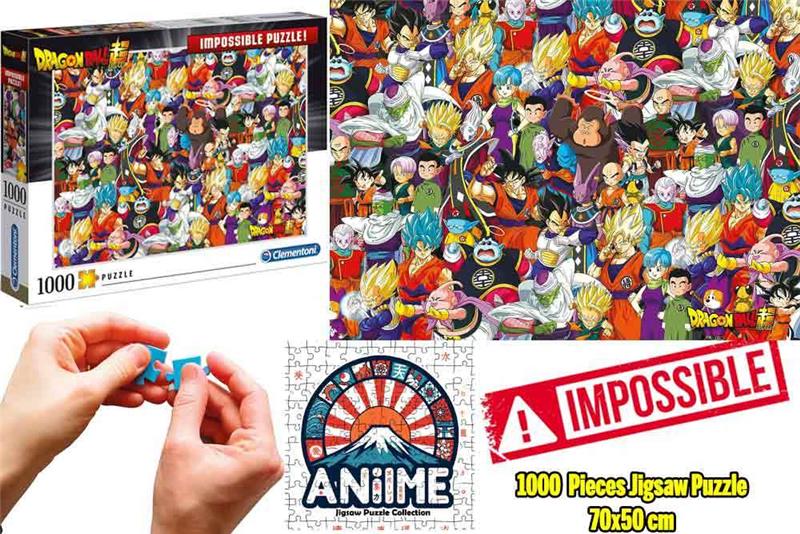 ANIME PUZZLE COLLECTION - DRAGON BALL SUPER: CAST - IMPOSSIBLE JIGSAW PUZZLE 1000 PCS