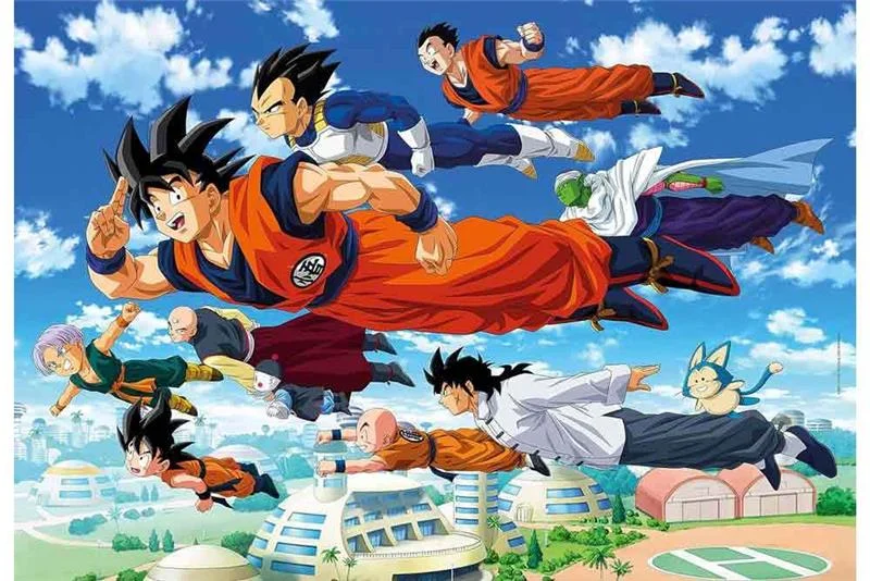 ANIME PUZZLE COLLECTION - DRAGON BALL SUPER: FLYING HEROES - JIGSAW PUZZLE 1000 PCS