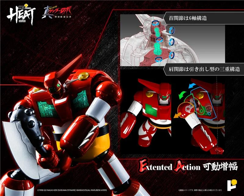 POSE+ METAL HEAT SERIES GETTER1 (GETTER ROBO ARMAGEDDON VER.)