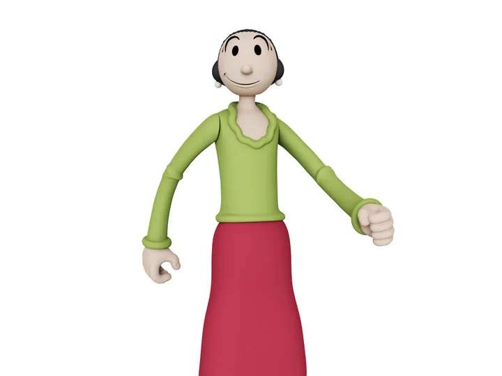 POPEYE POWER STARS OLIVE OYL