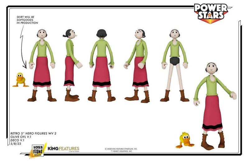 POPEYE POWER STARS OLIVE OYL