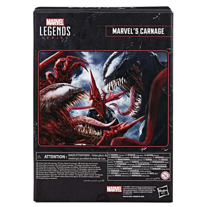 MARVEL LEGENDS VENOM LET THERE BE CARNAGE CARNAGE