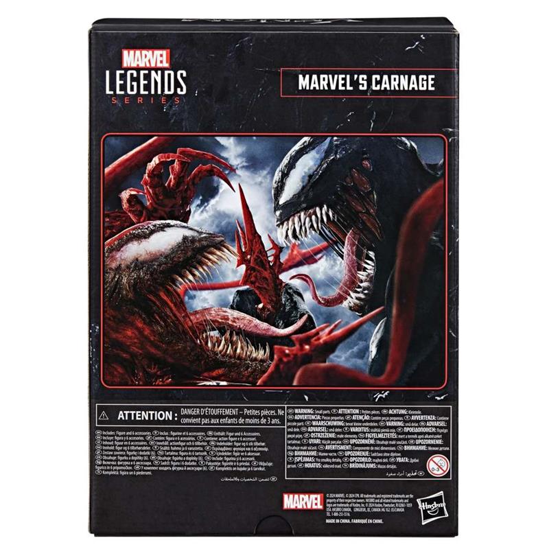 MARVEL LEGENDS VENOM LET THERE BE CARNAGE CARNAGE