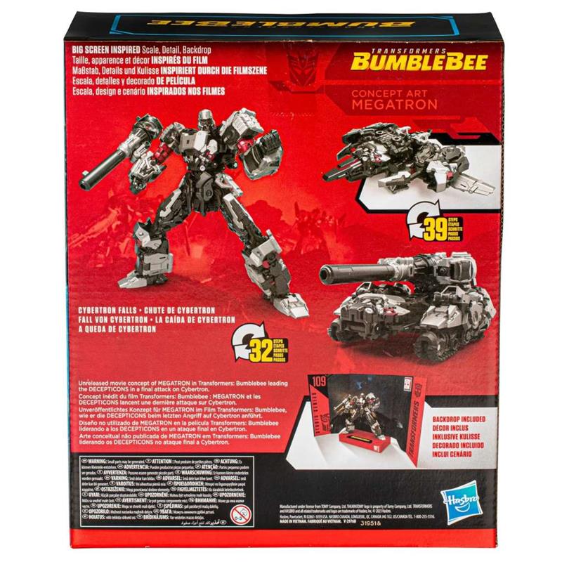 TRANSFORMERS STUDIO SERIES BAMBLEBEE MEGATRON ACTION FIGURE