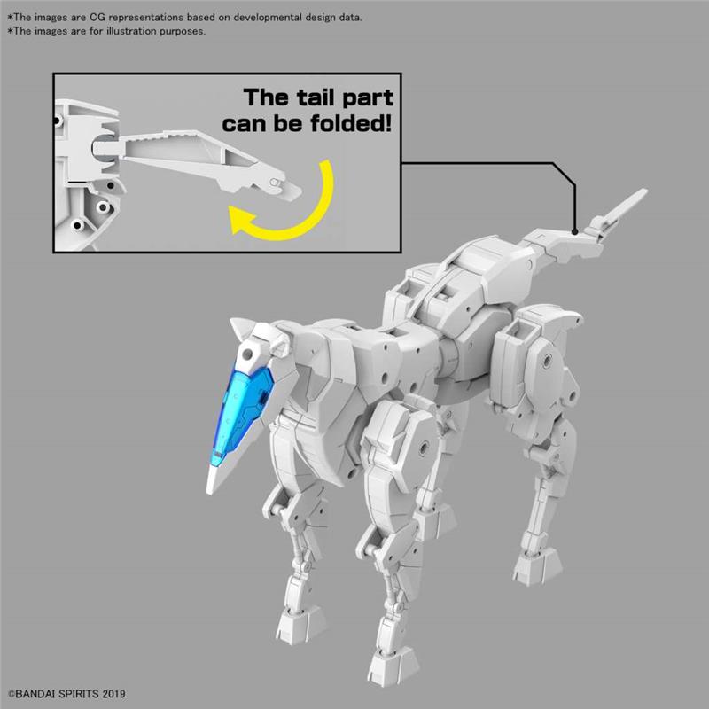 1/144 30MM EX ARM VEHI HORSE MECHA WHITE