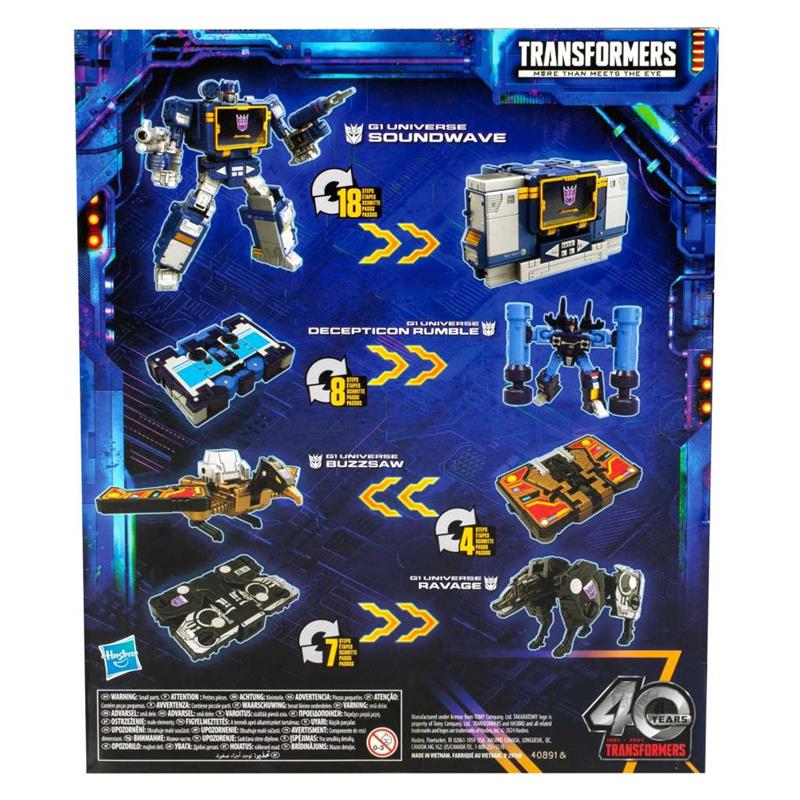 TRANSFORMERS LEGACY G1 UNIVERSE SOUNDWAVE