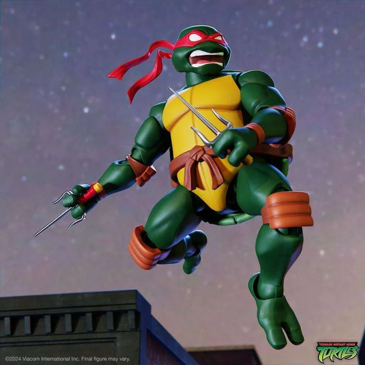 TMNT ULTIMATES! W12 RAPHAEL ANIMATED 2003