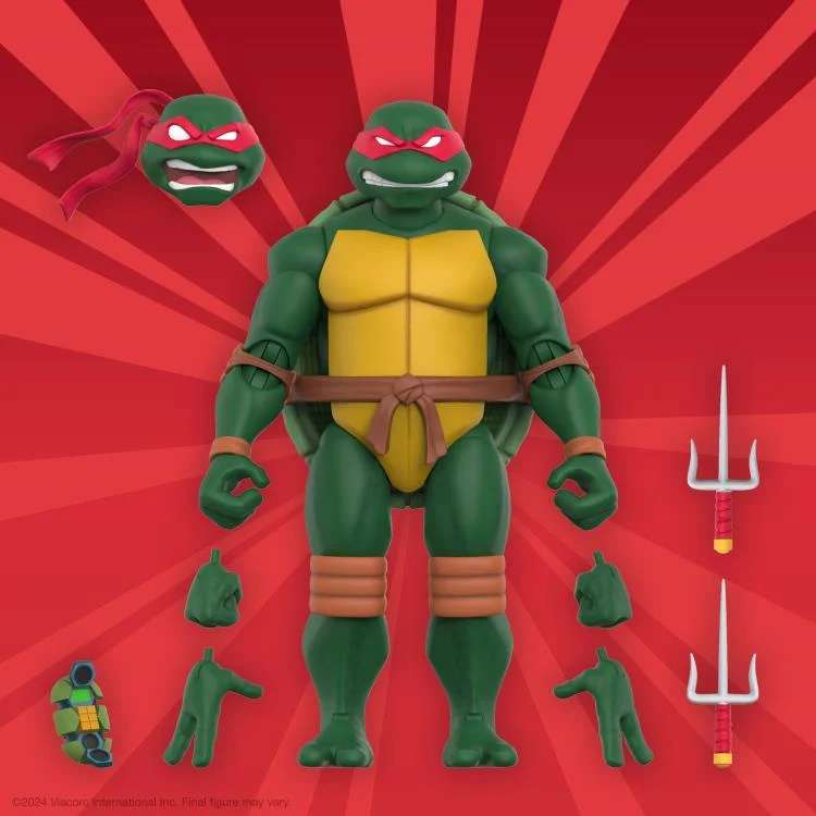 TMNT ULTIMATES! W12 RAPHAEL ANIMATED 2003