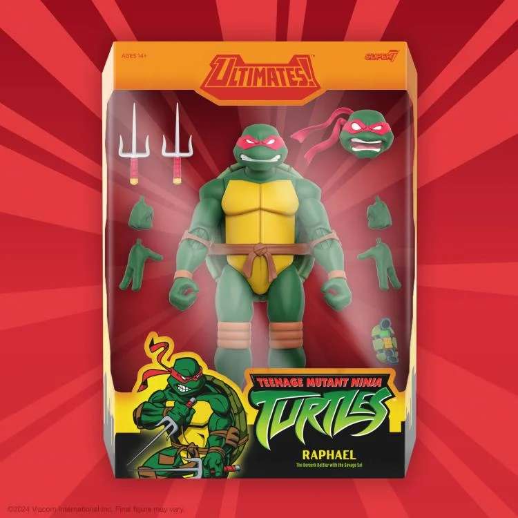 TMNT ULTIMATES! W12 RAPHAEL ANIMATED 2003