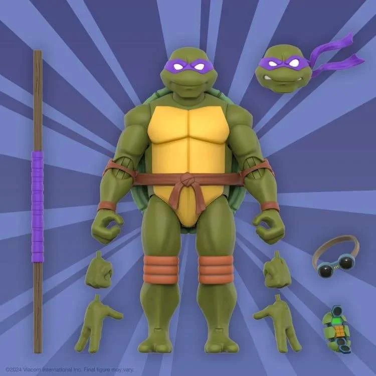 TMNT ULTIMATES! W12 DONATELLO ANIMATED 2003