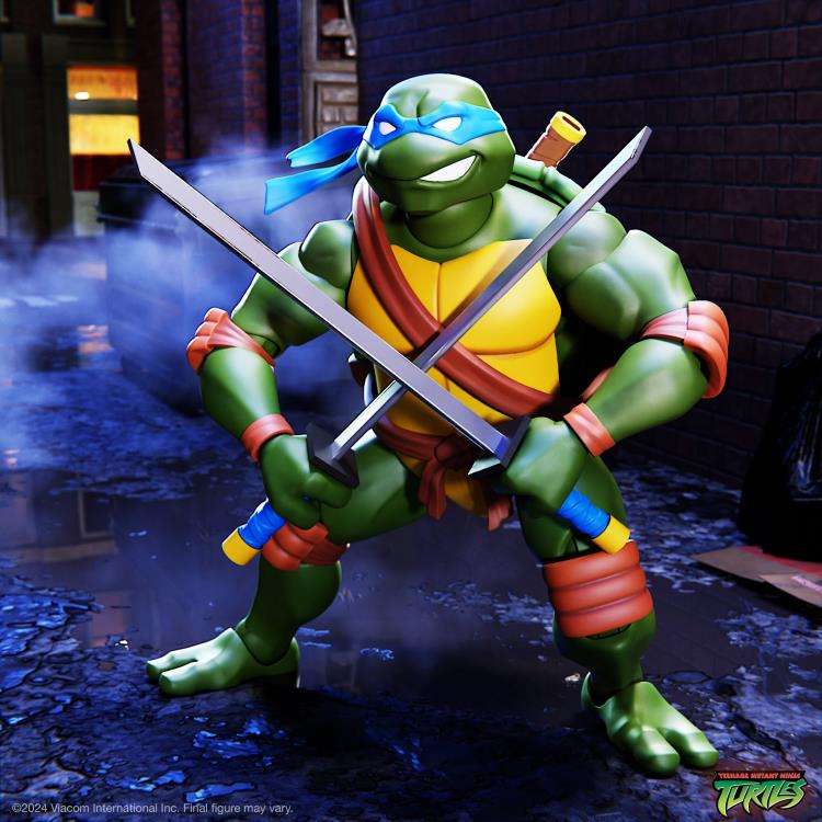 TMNT ULTIMATES! W12 LEONARDO ANIMATED 2003