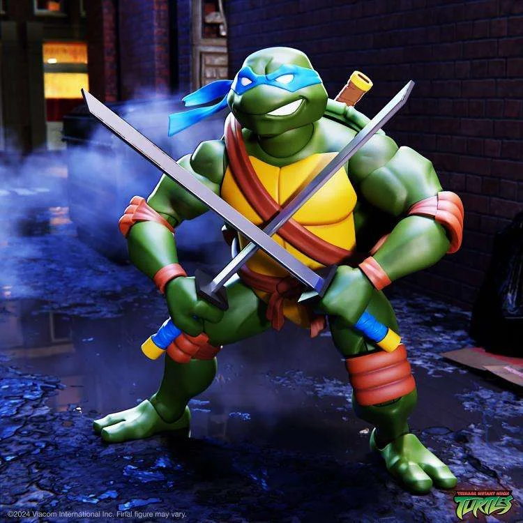 TMNT ULTIMATES! W12 LEONARDO ANIMATED 2003