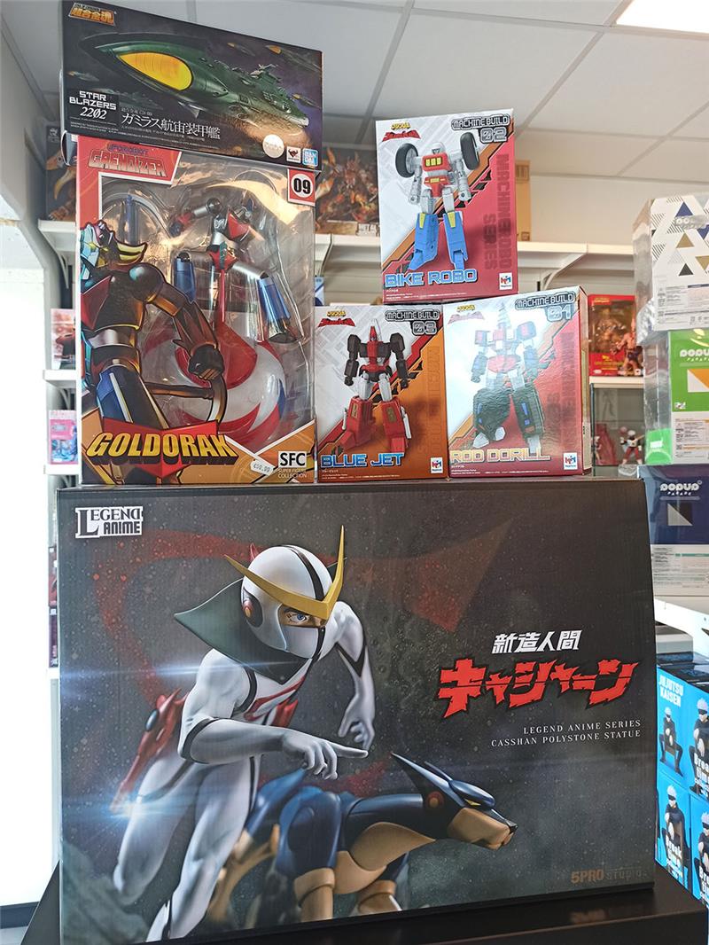 (CV2963) STATUA KYASHAN, GOLDRAKE, SEY MACHINE ROBOT, GX-89