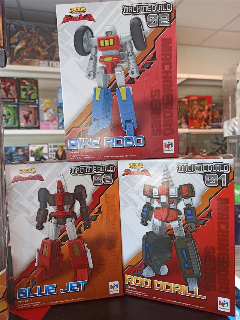 (CV2963) STATUA KYASHAN, GOLDRAKE, SEY MACHINE ROBOT, GX-89