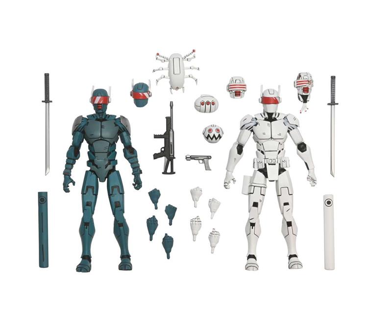 NECA - TMNT THE LAST RONIN SYNJA ROBOTS 2 PACK