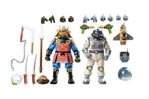 neca-tmnt-cartoon-space-adventure-and-samurai-turtles-2-pack