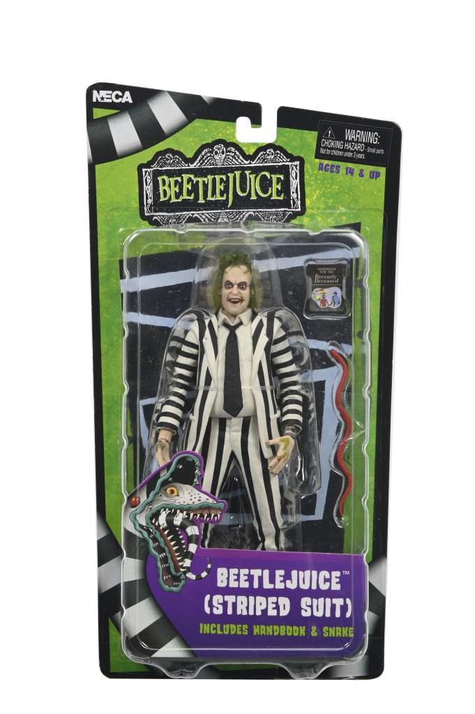 NECA - BEETLEJUICE 1988 BLACK WHITE SUIT