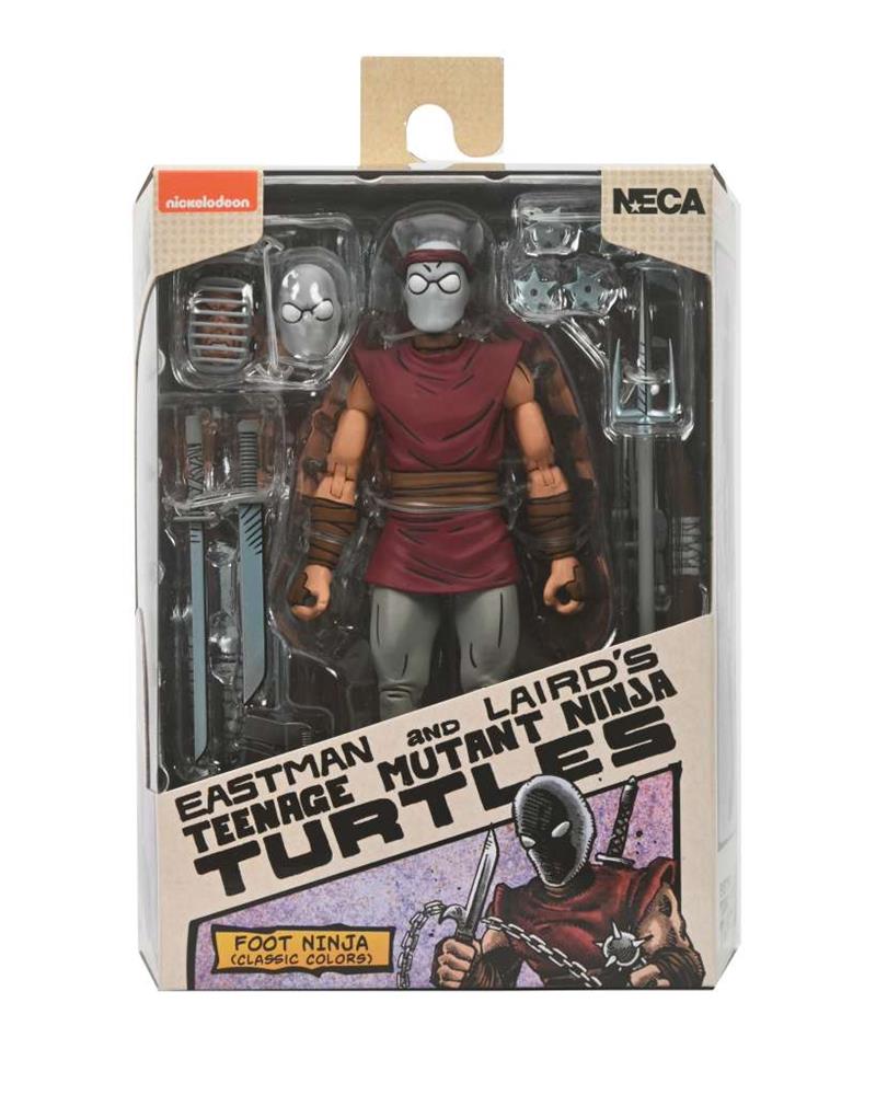 NECA - TMNT MIRAGE COMIC FOOT NINJA CLASSIC COLORS