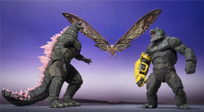 S.H. MONSTERARTS - GODZILLA X KONG THE NEW EMPIRE SUKO & MOTHRA