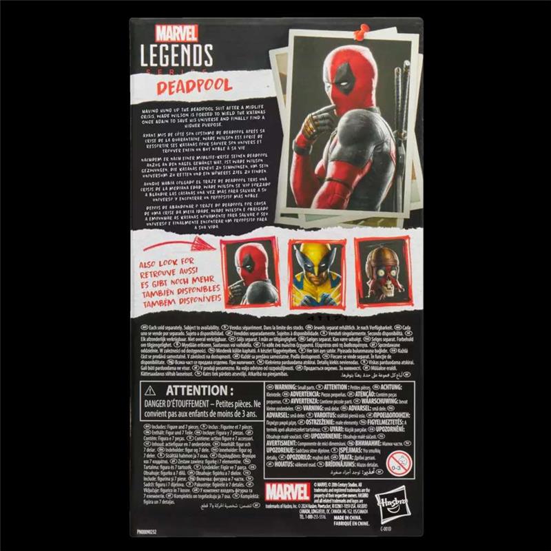 MARVEL LEGENDS DEADPOOL AND WOLVERINE DEADPOOL