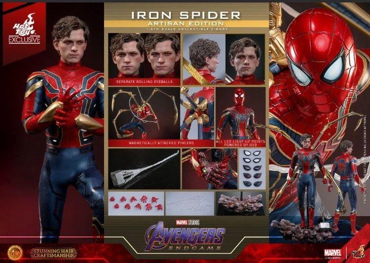 1/6 HOT TOYS - IRON SPIDER COLLECTIBLE FIGURE (ARTISAN EDITION)