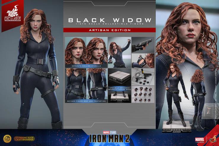 1/6 HOT TOYS - BLACK WIDOW COLLECTIBLE FIGURE (ARTISAN EDITION)