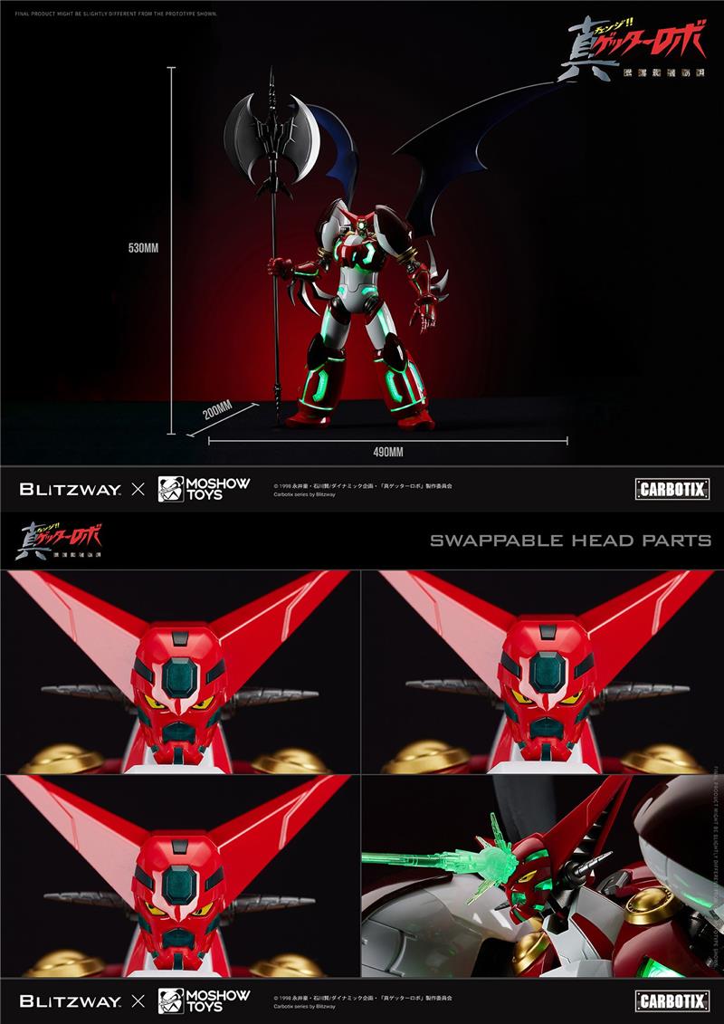 BLITZWAY X MOSHOW TOYS - CARBOTIX - SHIN GETTER 1