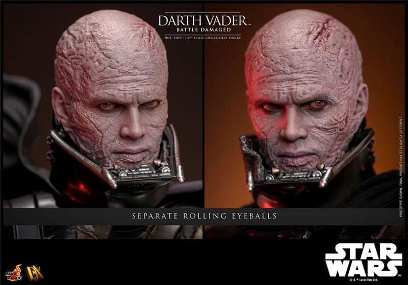 1/6 HOT TOYS - STAR WARS DARTH VADER (BATTLE DAMAGED)