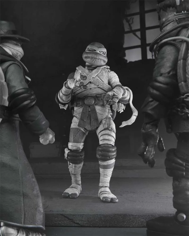 UM X TMNT TURTLES BLACK & WHITE 4PACK AF