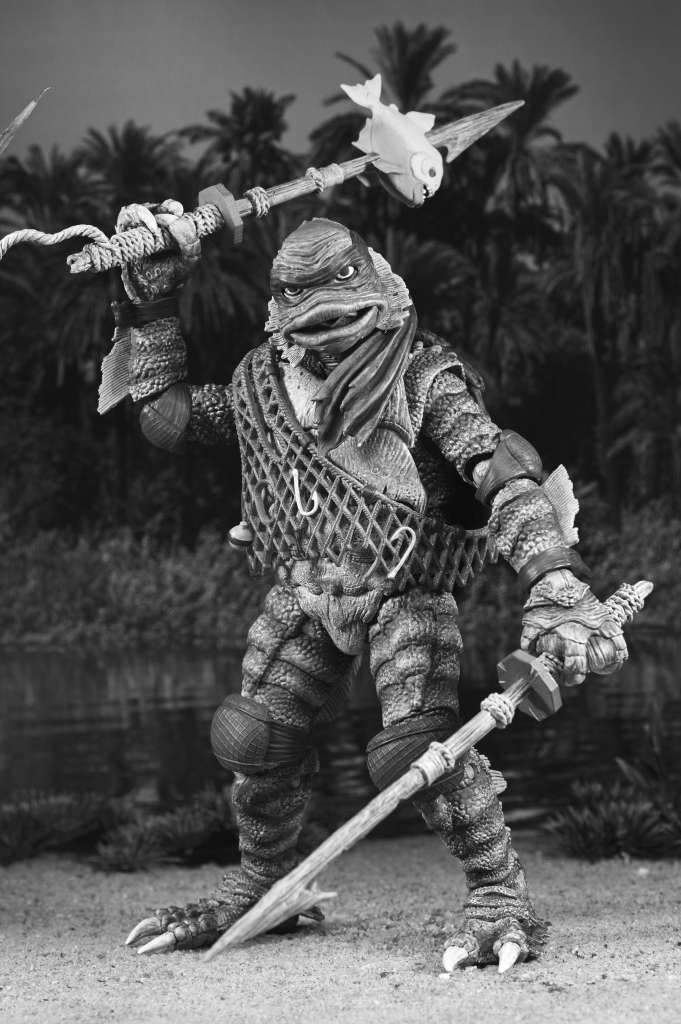 UM X TMNT TURTLES BLACK & WHITE 4PACK AF