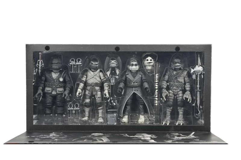 UM X TMNT TURTLES BLACK & WHITE 4PACK AF