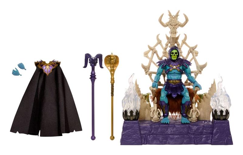 MASTERS OF THE UNIVERSE - NEW ETERNIA MASTERVERSE SKELETOR & THRONE