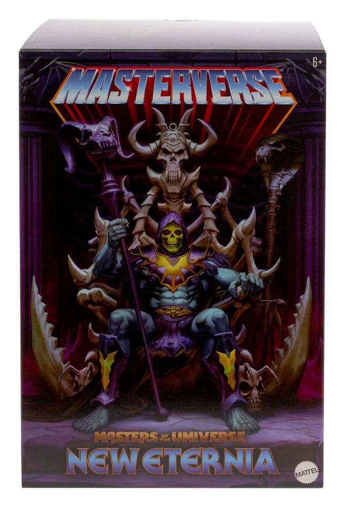 MASTERS OF THE UNIVERSE - NEW ETERNIA MASTERVERSE SKELETOR & THRONE