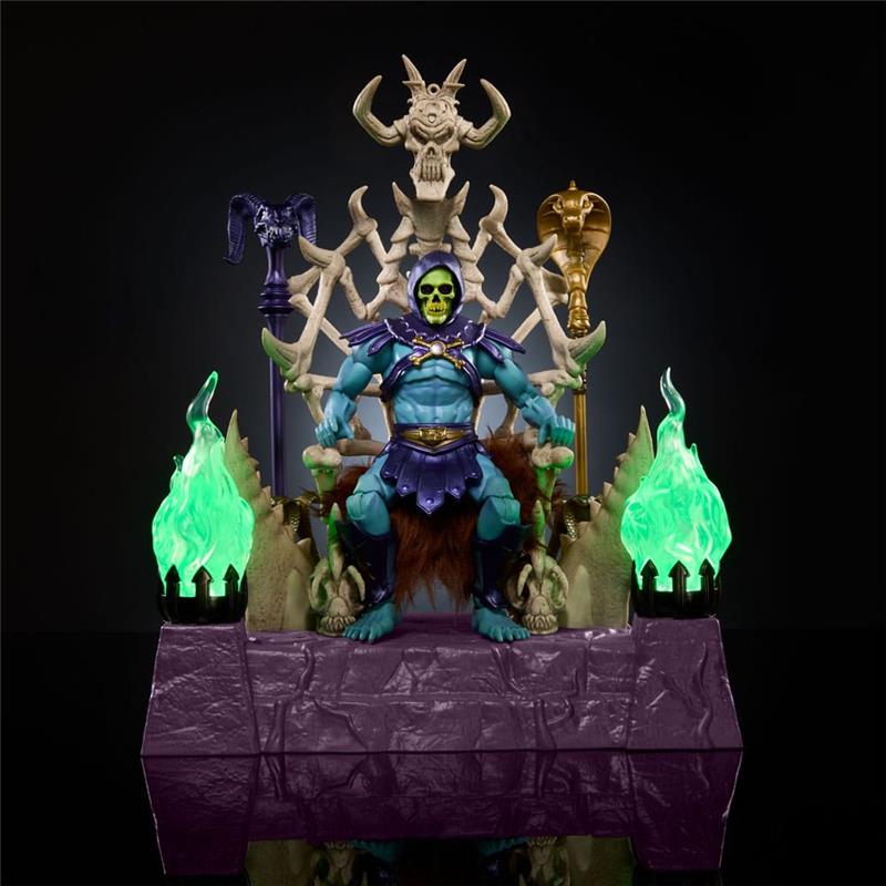 MASTERS OF THE UNIVERSE - NEW ETERNIA MASTERVERSE SKELETOR & THRONE