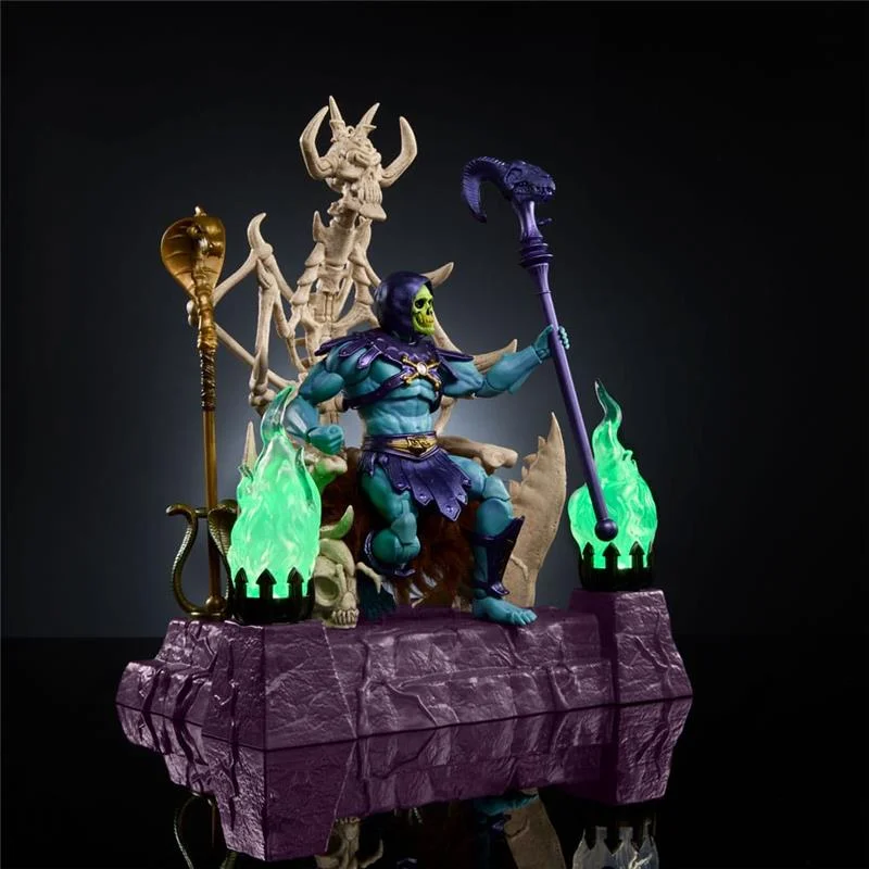MASTERS OF THE UNIVERSE - NEW ETERNIA MASTERVERSE SKELETOR & THRONE