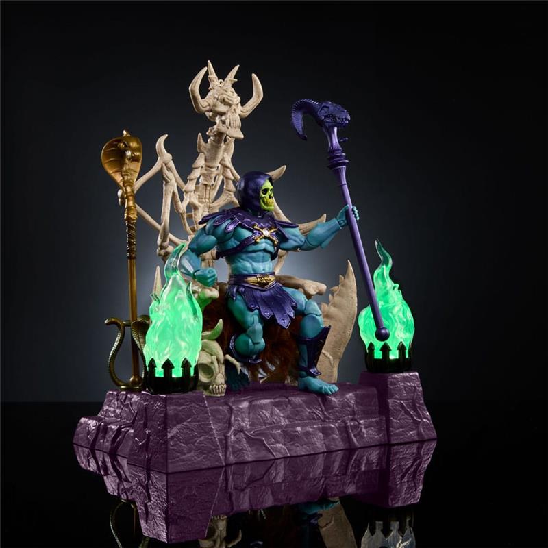 MASTERS OF THE UNIVERSE - NEW ETERNIA MASTERVERSE SKELETOR & THRONE