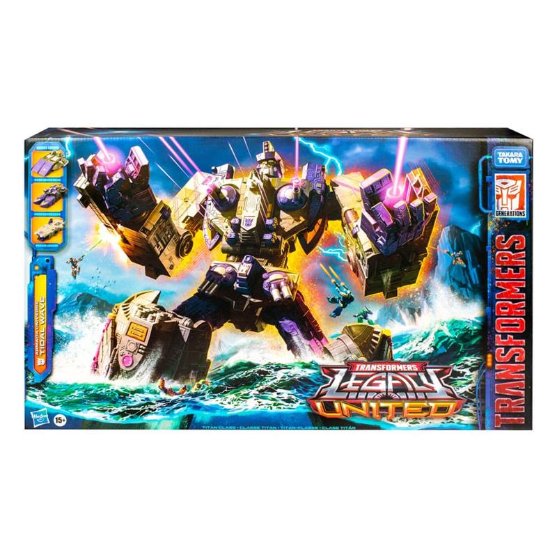 TRANSFORMERS GENERATIONS LEGACY UNITED TITAN CLASS ACTION FIGURE ARMADA UNIVERSE TIDAL WAVE