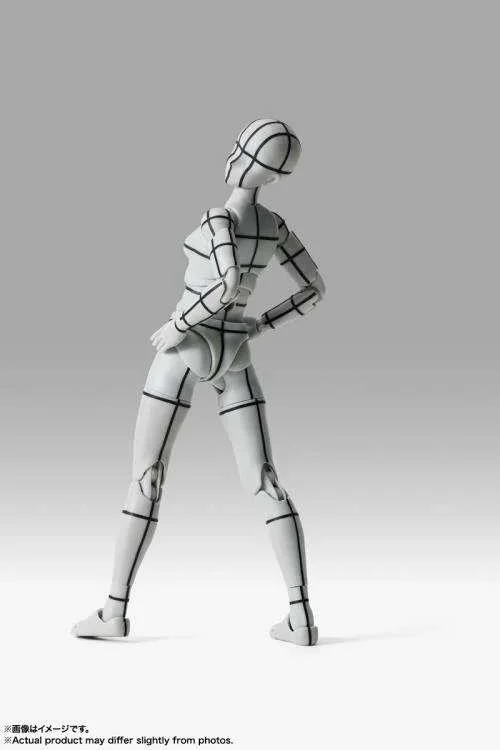 S.H. FIGUARTS - BODY-CHAN SPORTS WIRE-FRAME GREY COLOR